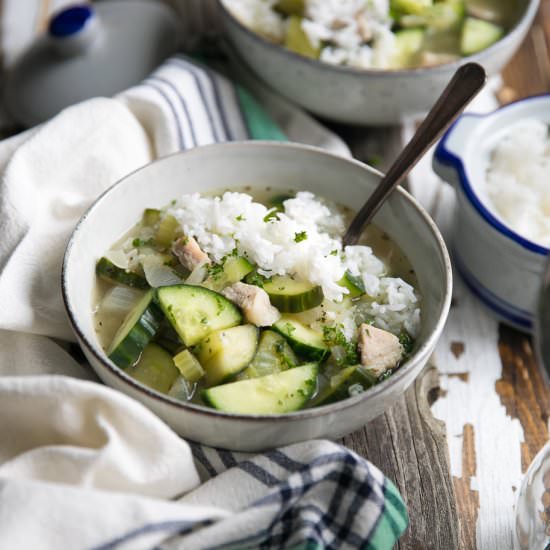 Cambodian Pork and Cucumber Soup