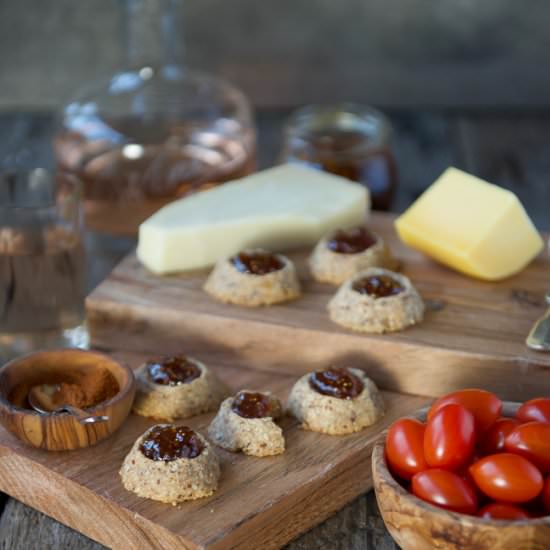 Savory Thumbprint Cookies