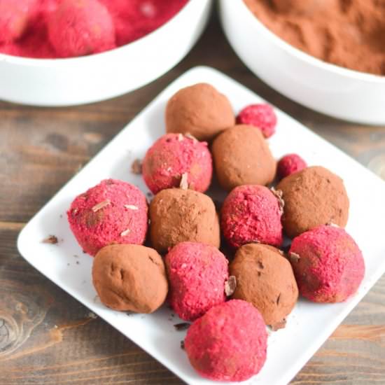 Chocolate Raspberry Truffles
