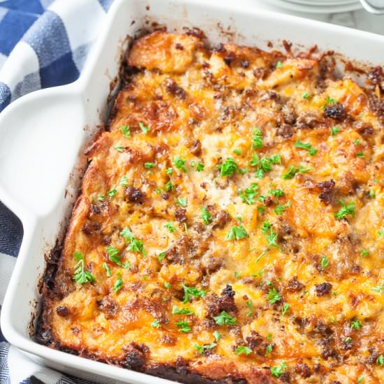 overnight breakfast casserole