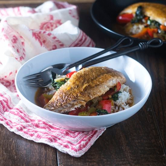 Thai Red Curry Red Snapper