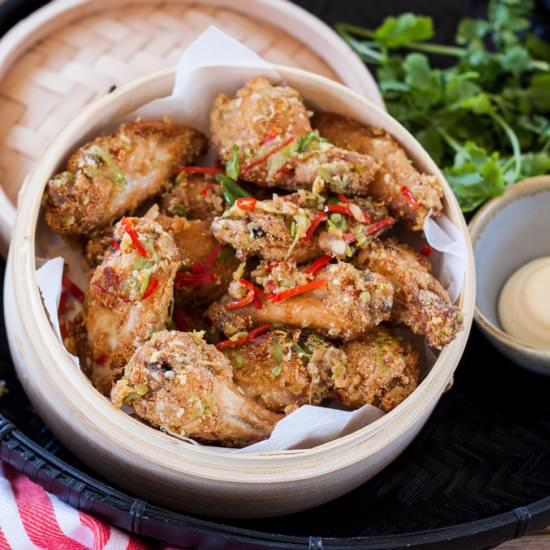 Salt and Pepper Chicken Wings