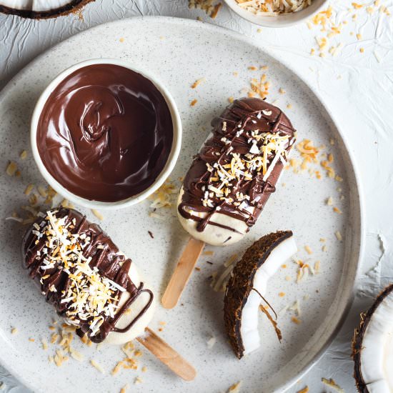 Creamy Coconut Popsicles