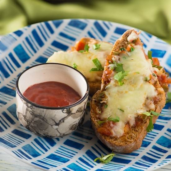 Masala Grilled Cheese Toast