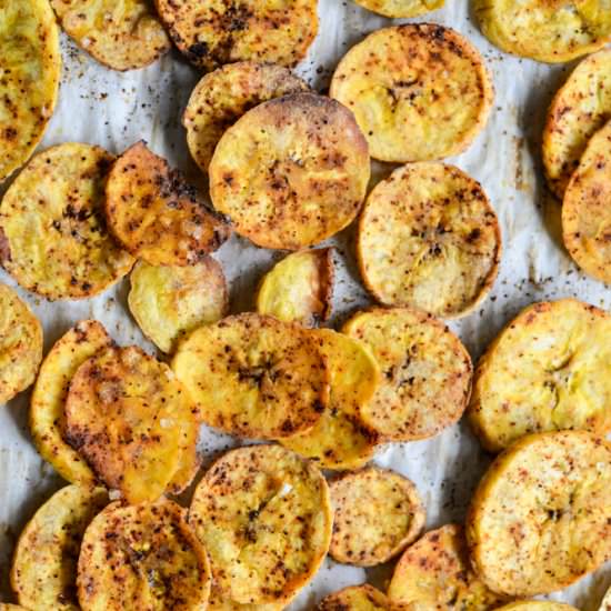 Chili-Lime Oven Baked Plantain Chip