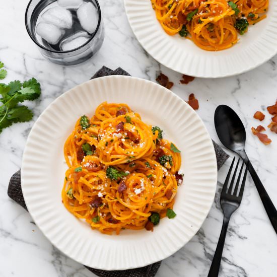 Butternut Squash Chipotle Carbonara