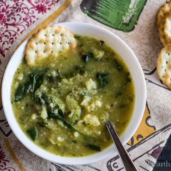 Roasted Cauliflower Soup