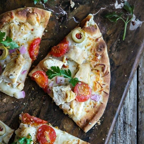Easy Naan Bread Pizza