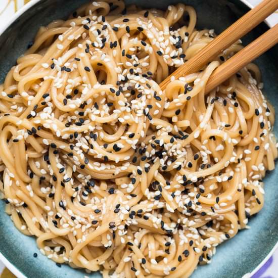 Pressure Cooker Sesame Noodles