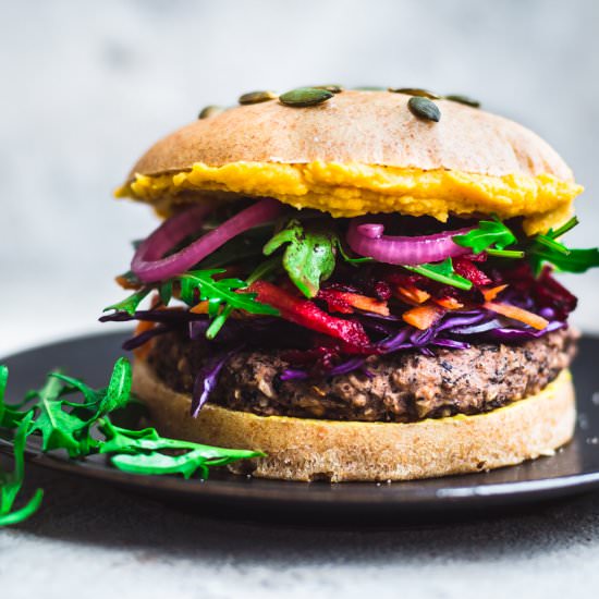 Black Bean Rice Burgers