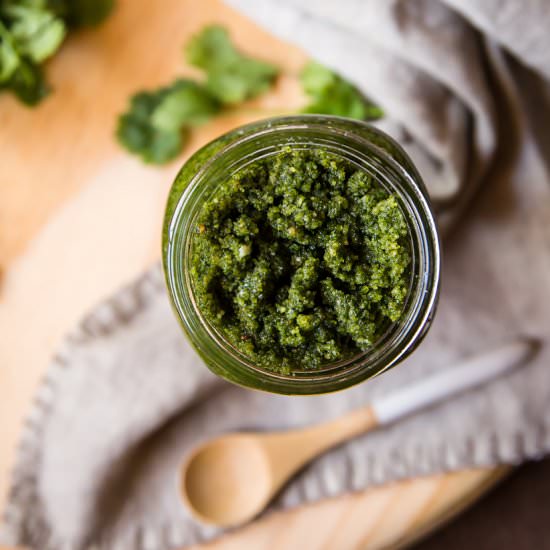 Low-Carb Cilantro Pesto