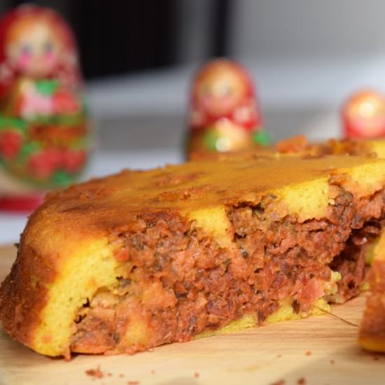 Beet and Bacon Pie