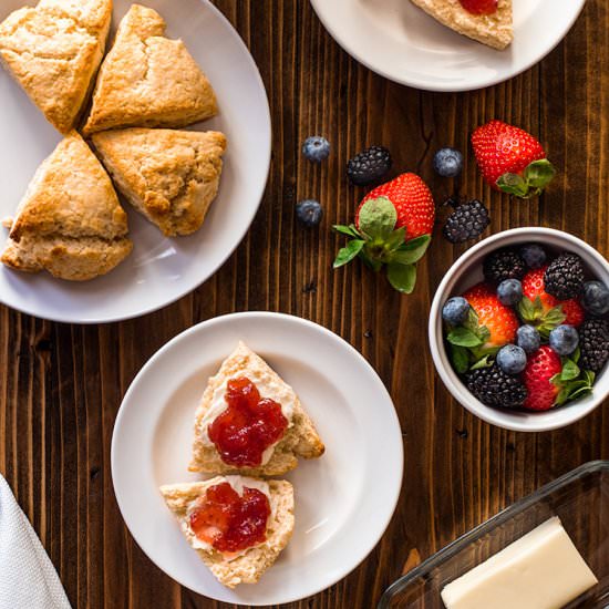 Small-batch Cream Scones