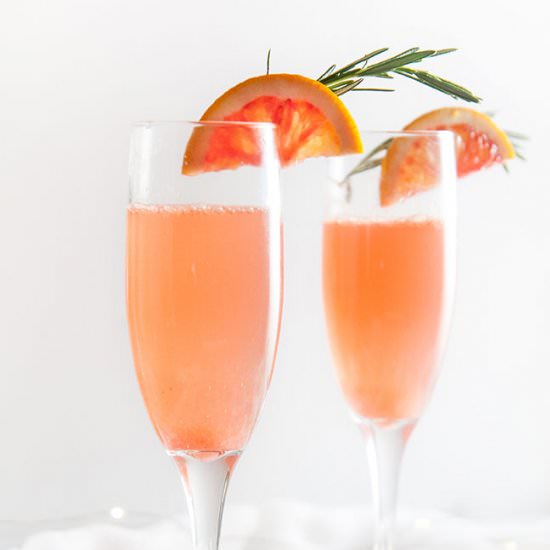 Blood Orange Mimosas
