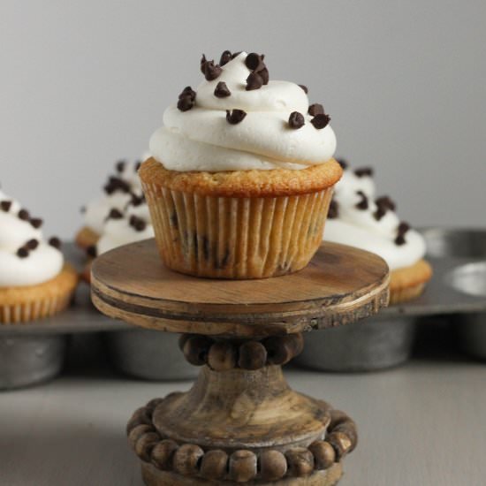 Chocolate Chip Cookie Cupcakes