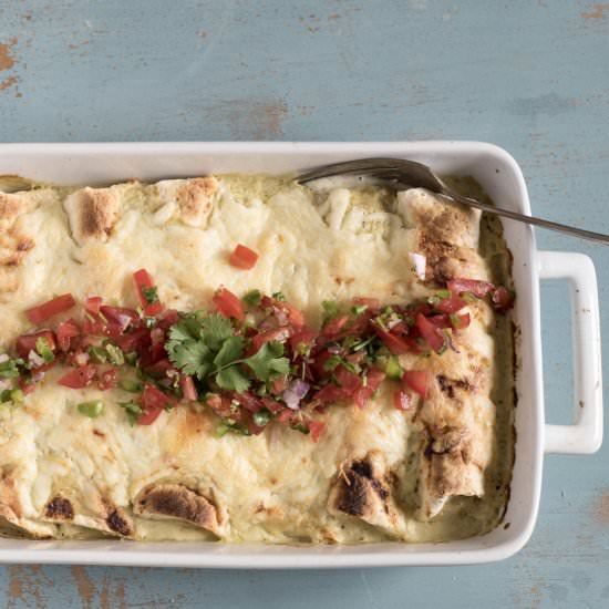 Easy Chicken Enchiladas