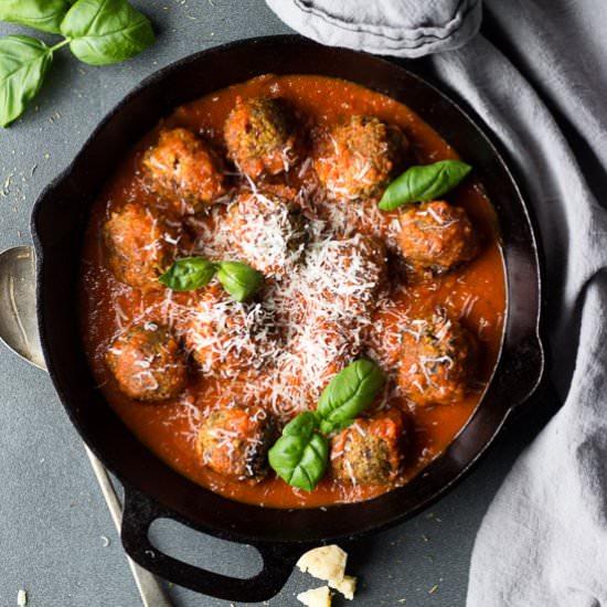 Super Savory Vegetarian Meatballs