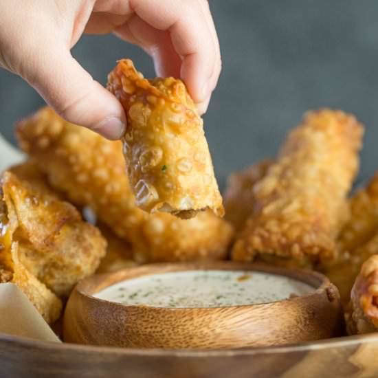 Fried Sloppy Joe Rolls