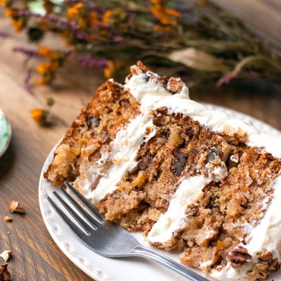 Carrot Cake with Cream Cheese Icing