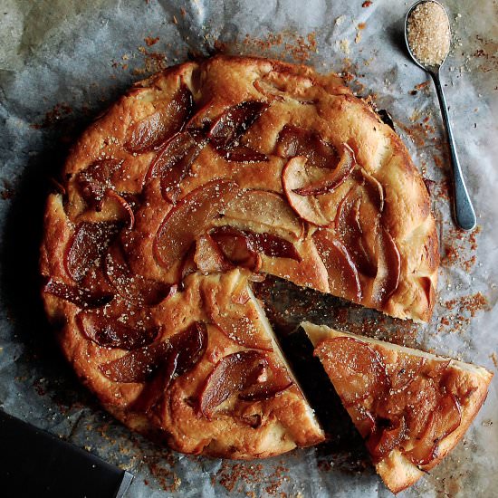 Maple Apple Ricotta Cake