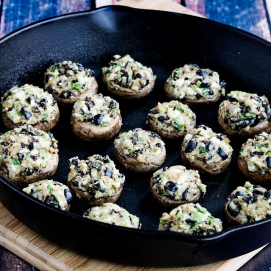 Low-Carb Stuffed Mushrooms
