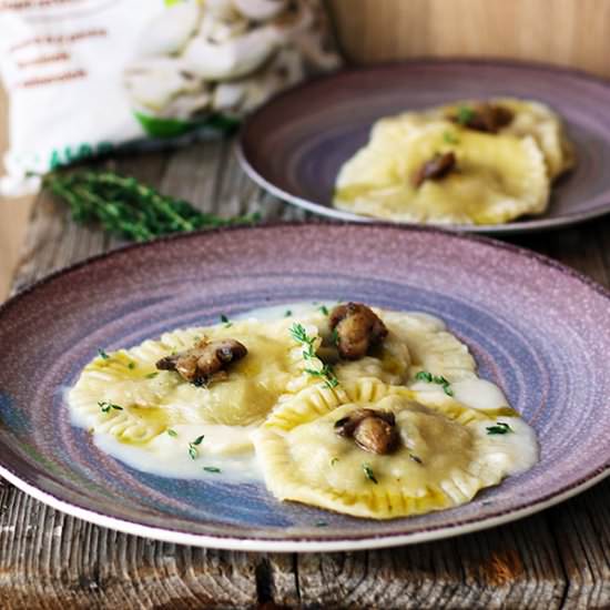 Vegan Mushroom Ravioli