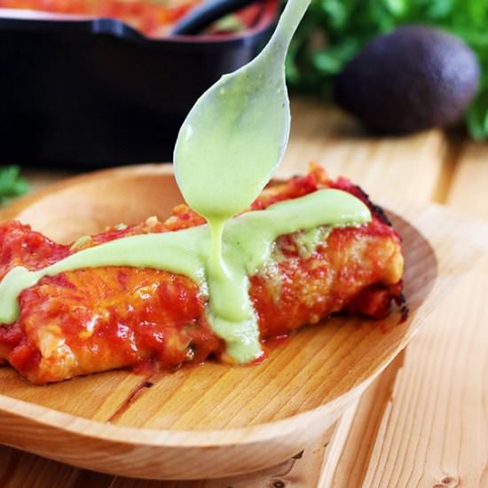 Protein Power Vegan Enchiladas