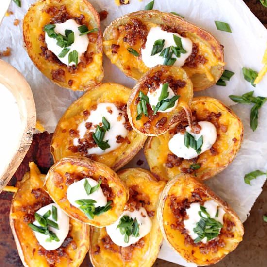 Vegan Potato Skins