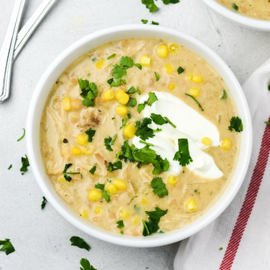 Instant Pot White Bean Chicken Chili