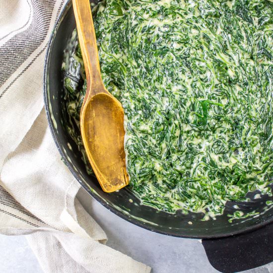 Low-Carb Creamed Spinach