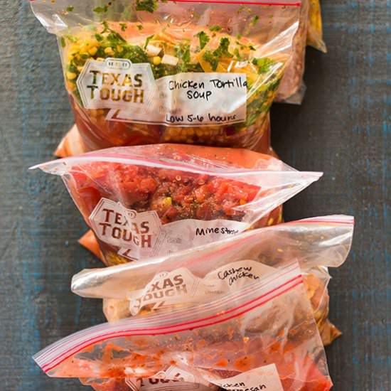 7 Slow Cooker Freezer Meals
