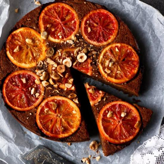 Blood Orange Upside Down Cake