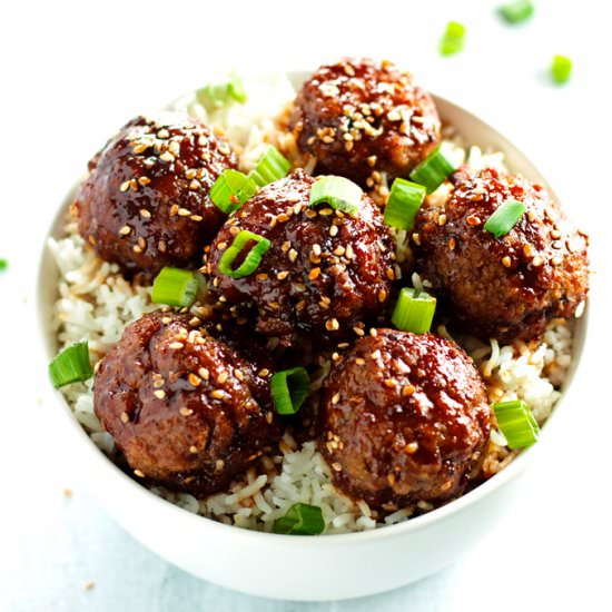 Beef Teriyaki Meatballs