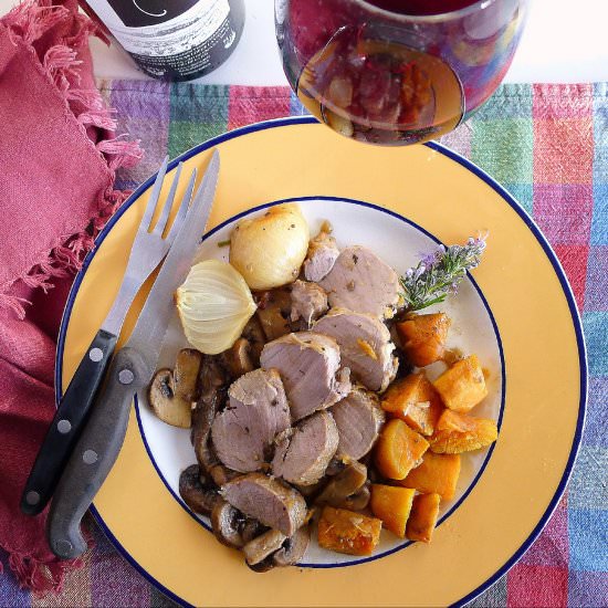Pork Tenderloin with Mushrooms