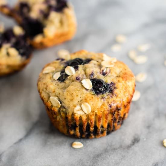 Healthy Blueberry Muffins