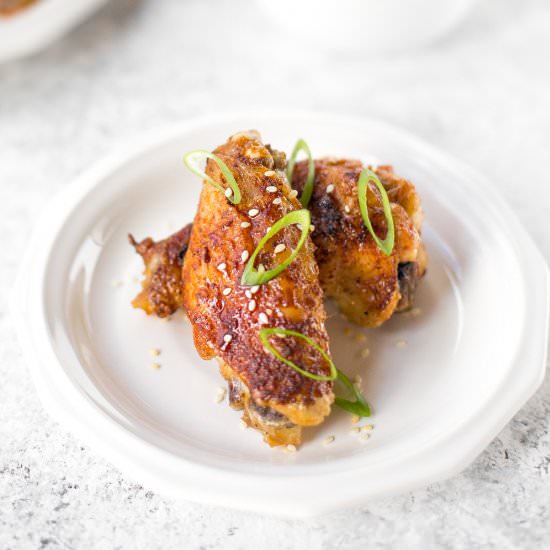 Crispy Baked Asian Chicken Wings