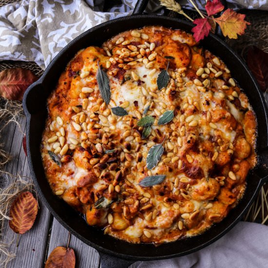 Butternut Squash Baked Gnocchi
