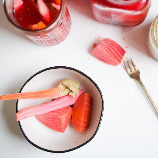 Sugar-Free Pickled Beets and Carrot