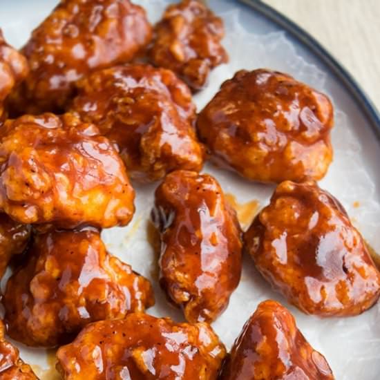 Baked Honey BBQ Chicken Bites