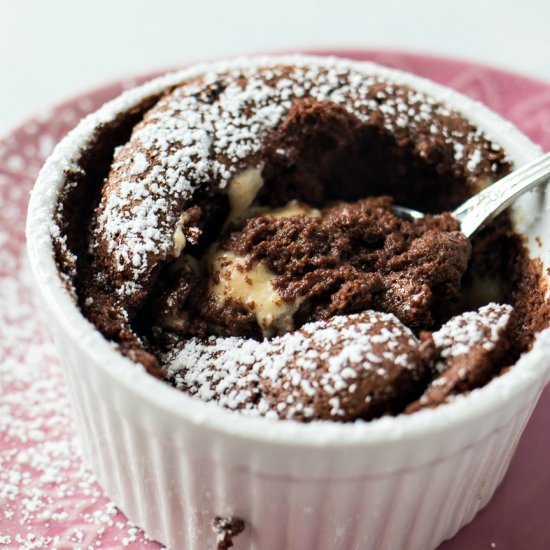 Chocolate Peanut Butter Souffle