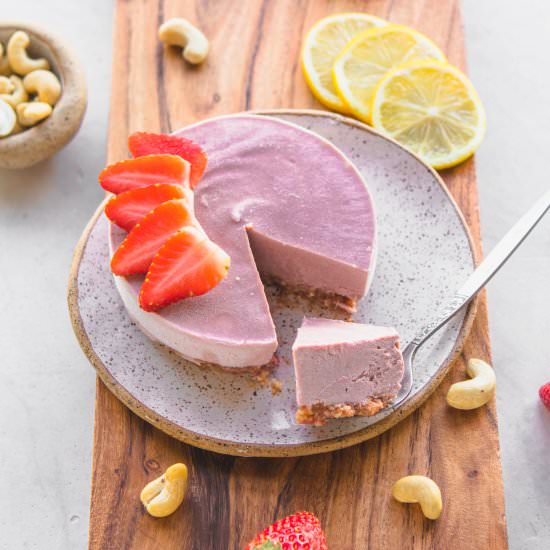 Sugar Free Strawberry Cheesecakes