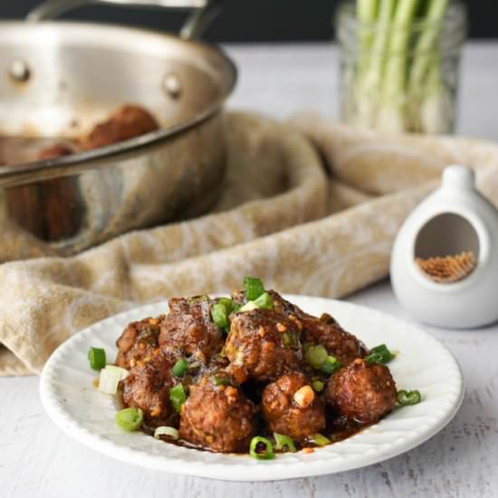 Low Carb Mongolian Beef Meatballs