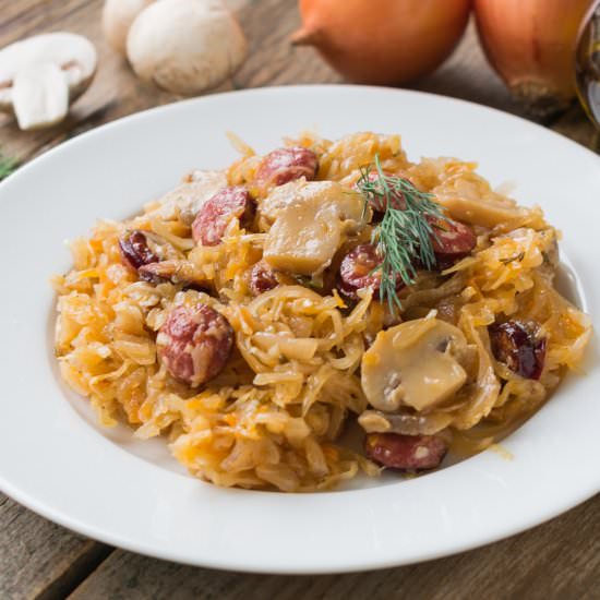 Polish Hunters Stew, Bigos