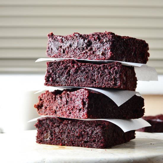 Beetroot Coconut Brownies