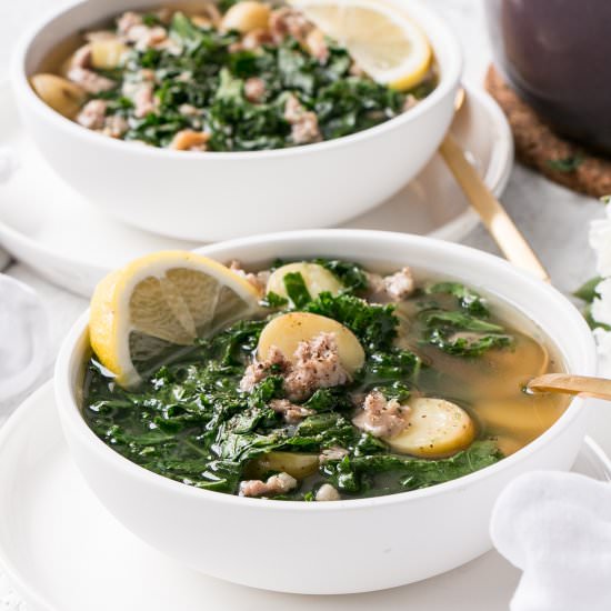 Sausage, Kale, and Potato Soup