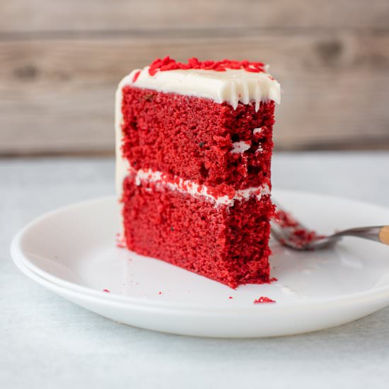 One-Bowl Red Velvet Cake