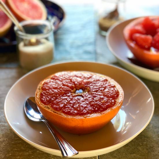 Caramelized Pink Grapefruit