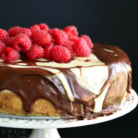 Double Chocolate Ganache Cheesecake