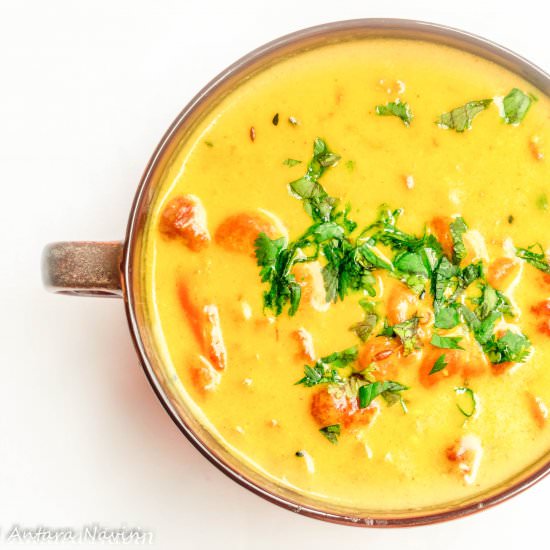 Lentil Dumplings in Yogurt Gravy