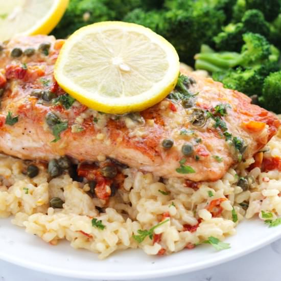 Salmon Piccata
